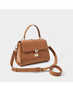 Katie Loxton Naomi Top Handle Bag Cognac